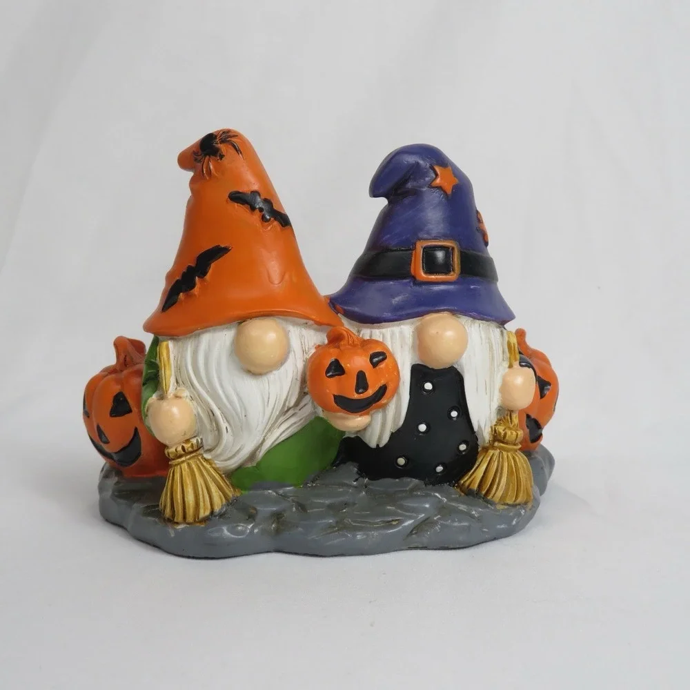 Yankee Candle‎ Halloween  Gnomes Resin Jar Candle Holder